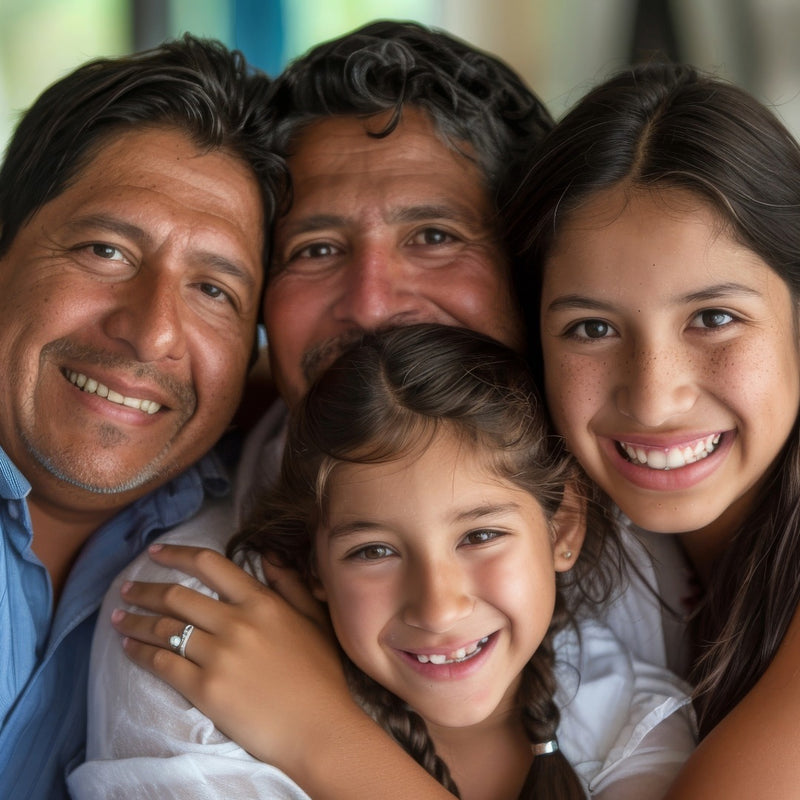Family smiling together representing Aunt or Uncle DNA Testing in Omaha NE with My Forever DNA for accurate results.
