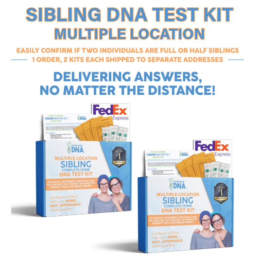 Sibling At-Home DNA Test Kit for Multiple Locations | My Forever DNA