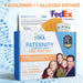 My Forever DNA Home Paternity Test Kit: Accurate, confidential DNA testing for 4 children + 1 alleged father. Includes fast results and FedEx return shipping.