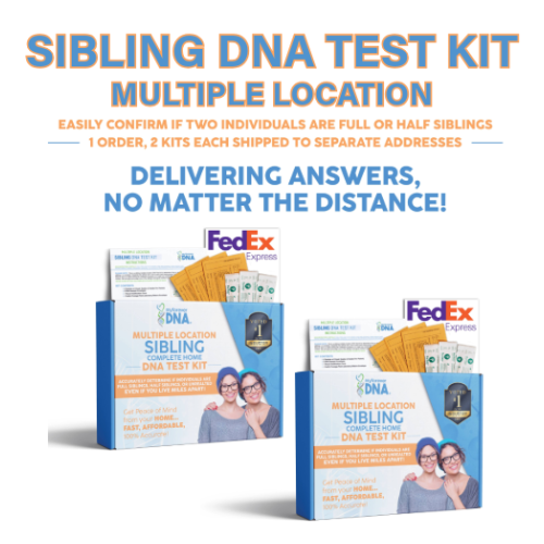 Sibling At-Home DNA Test Kit for Multiple Locations | My Forever DNA