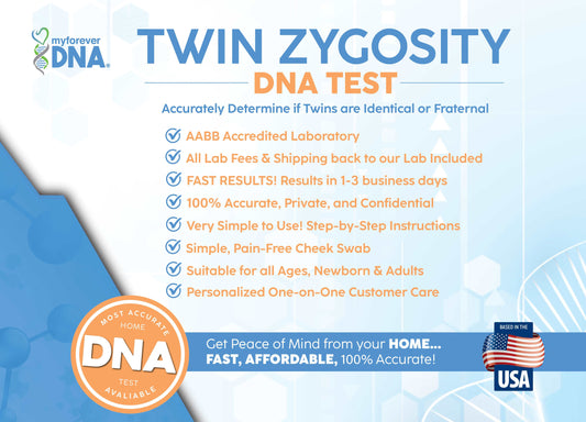 Twin Zygosity At-Home DNA Test Kit | My Forever DNA